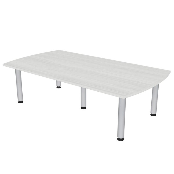45.25 in W, 84 in L, 29 in H, Engineered Wood Top, White